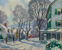 Snow Scene Landscape, c. 1950